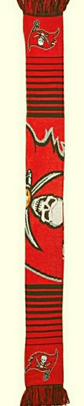 NFL Scarf Tampa Bay Buccaneers 2014 Big Logo Fans Show Support Team.Red Black. - Picture 6 of 6
